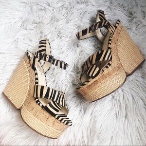 🦋Jessica Simpson Zebra Sandals🦋